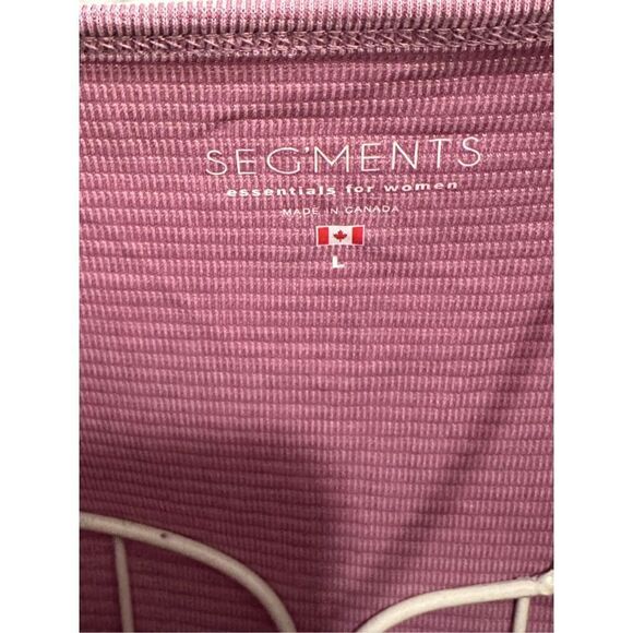 NICE WOMEN Seg'Ments Women's 3/4 Sleeve V-Neck Shirt size large Good Condition - Picture 3 of 7